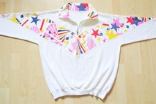 Orig. 80er Jahre SWEATSHIRT nahe NEU Gr. 44-46 Gr. L Damen VINTAGE Kostüm Herren