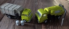  2 x DINKY TOYS BEDFORD ABFALL LKW MÜLLWAGEN / JOHNSON STRASSENKEHRMASCHINE.