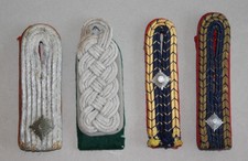 Wehrmacht Konvolut 4 Schulterklappen varia Artillerie Jäger Bahnschutz Uniform