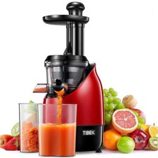 Entsafter Slow Juicer Obstentsafter Saftpresse 200W Fruchtpresse Obst Gemüse