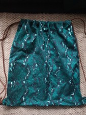 Stoffbeutel Rucksack Grün