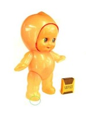 Antike seltene 1950's Babyface drei Köpfe hoch 35 cm Zelluloid aus Japan F/S