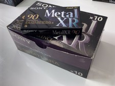 Sony Metal XR 90 Min 10x Neu Cassette OVP Sealed