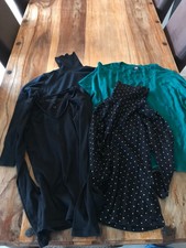 4 Damen Oberteile Top Shirt Pullover Rollkragen H&M Benetton Gr. XS / S Konvolut