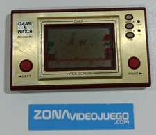 Juego electronico LCD, Game & Watch Chef FP-24. NO FUNCIONA. SIN GARANTIA