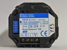 Busch-Jaeger EIB KNX Powernet Jalousieaktor 1fach / Schaltaktor 2fach 6933 U (2)