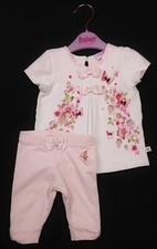 Ted Baker Baby Mädchen Schmetterling Kurzarm Kleid Top & Leggings 0-3 Monate Pappe