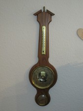 Wetterstation - Fischer Barometer Thermometer Hygrometer - "Eiche Rustikal"