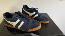 Gola "Harrier" Sneakers innen Leder Gr. 45 blau / weiß Herren Schuhe