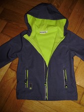 ?❄️ Stop+Go Softshell-Jacke wasserabweisend winddicht Gr. 104/110 Jeansblau