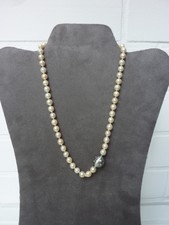 Perlenkette Akoya Bajonettverschluß,Wechselverschlußenden-Nittel-Wechselschließe