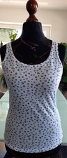 H&M Divided Tanktop Trägertop Weiß Größe 38 ***sehr guter Zustand***