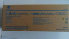 Konica Minolta bizhub C10P / C10,magicolor 2550CK, gelb, schwarz, rot und blau