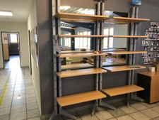 Regalsystem, sehr stabil, flexibel aufstellbar, 1 Meter bis 4 Meter breit