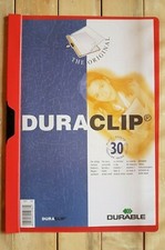 DURABLE "Duraclip 30 ®"  Klemmhefter Bewerbungsmappe Klemmmappe 60 Blatt