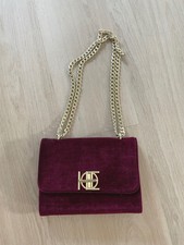 House of ENVY Schultertasche Samt rot              - N E U -