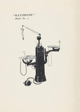 Rathbone Dental Equipment, Amerika, 1933, Reproduktion Antik Zahnarzt Poster