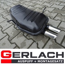 Auspuff für BMW 3er E46 320 325 330 i Ci SCHWARZ Endschalldämpfer AUSVERKAUF
