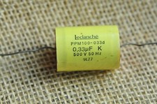1 X  Metallized Polypropylene Film Capacitor  0,33 µF 500V. auch Audio-Anwendung