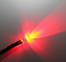 LED 3mm/ 5mm/ 10mm verkabelt 5V / 12V / 24V mit 20cm Kabel Modellbau Hobby