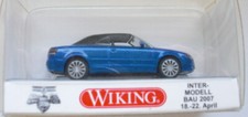  Wiking1:87 - Audi A4 Cabriolet -  INTER-MODELL BAU 2007 - TOP Zustand 