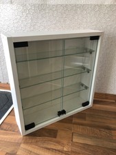 Schaukästchen Schaukasten Aufbewahrung Regal Holz weiß Glastüren Nagellack Model