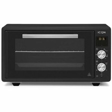 Digitaler Minibackofen B Ware 50L Umluft 1400 W Drehspieß Pizzaofen Grill Pizza