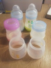 6 Kleine MAM Flaschen Anti Colic