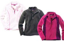 Mädchen Fleeceshirt kuschelig weich mollig warm Winter  Pullover Stehkragen