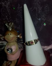 GOLD RING  Rubin Sternchen ❤️ Größe 53 ? Gelbgold 333. Zauberhaft 