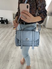 justfab tasche hellblau Vegan Umhängetasche stylisch Top Erhalten
