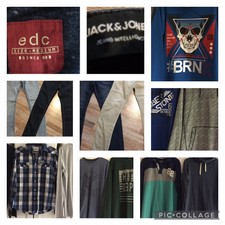 Bekleidungspaket Jungen 170/176/S/M/L mit Marken Jeans Pullover Shirt Hose