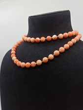 Wunderschöne Korallen-Kette | 585er Goldverschluss