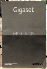Bedienungsanleitung Siemens Gigaset E 490 - E 495