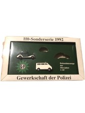 H0 Sonderserie Polizeifahrzeuge der 50er Jahre Gewerkschaft d. Polizei - 1:87