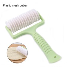 EE _ ziehen Mesh Wheel Pizza Teig Roller Schneider Teig Cookie Kuchen Küche Backen T