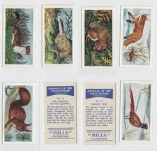 Amalgamated Tabak/Mills-Tiere der Landschaft (1958) - Typ Karten/Odds