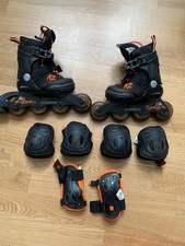 rollerblades k2 29-34 Größenverstellbar Kinder Mit schonerset XS