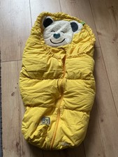 Fusssack in gelb von Mucki Für Babyschale oder Kinderwagen Geeignet