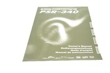 Yamaha Portatone PSR-340 User Manual English, German, French and Spanish