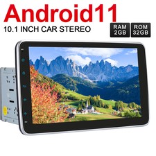 Pumpkin 10.1 Zoll Android 11.0 Autoradio 2 DIN GPS NAVI DAB+ USB Bluetooth WiFi