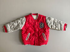 ZARA BOMBER JACKE COLLEGEJACKE GR.74 CM 6/9 MONATE ROT & GRAU FÜR BABY KLEINKIND