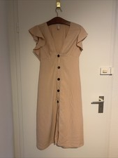 Zara Kleid Rosa in L aus Leinen