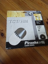 Tct/ hm Kreissageblatt Hart-Metall 200 X 16 48Z  black & Decker Piranha NOS