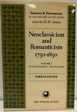 Neoklassizismus und Romantik, 1750-1850 Vol 1 von Lorenz Eitner Aufklärung LN