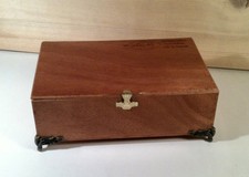 Schöne Zigarrenkiste Aufbewahrung Schmuck Schatulle Kiste Holz Herrenzimmer