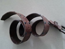 Original Damen Diesel Leder Gürtel braun 112 x 3,6 cm wie neu