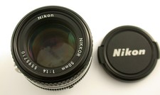 NIKON AiS MF Nikkor 1,4/50 50mm F1,4 analog + digital fast neu near mint