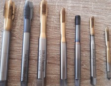 Verkaufe 7 tlg. Gewindebohrer Set M5 - M12 u. 1.  UNF 7/16 Gewindebohrer 