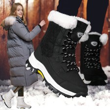 Winterstiefel Damen Wasserdicht Winterschuhe Warm Boots Winterschuhe Outdoor
